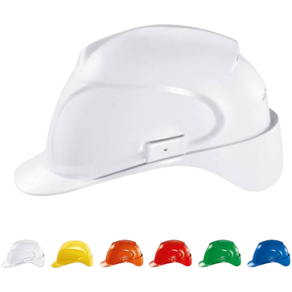 uvex Bauhelm weiß – Modell für das Team-Set mit Firmenlogo